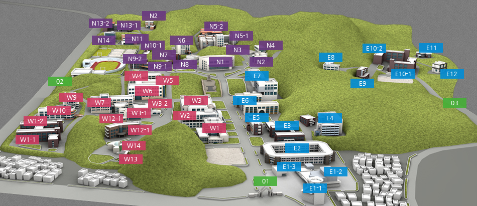 Campus Guide table